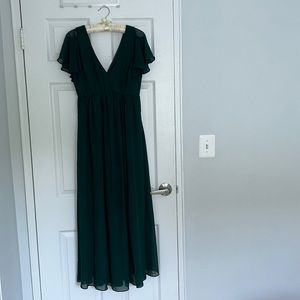 Birdy Grey Maternity Dark green bridesmaids dress! Emerald green